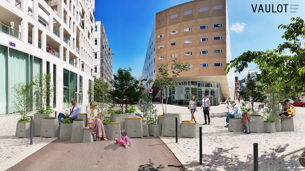 Projet Vaulot lauréat de Quartier d'innovation urbaine. © Vaulot