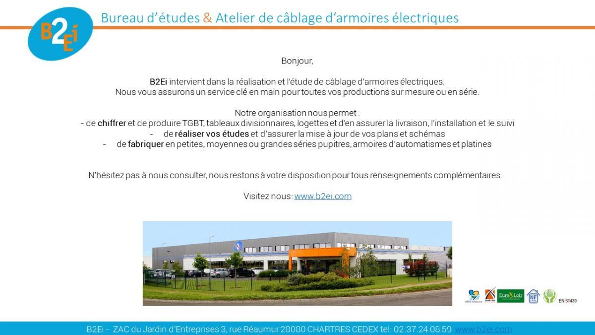 Bureau d’études & Atelier de câblage d’armoires électriques