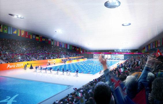 Le Centre aquatique olympique © Paris 2024/Luxigon