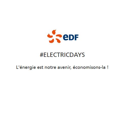 EDF Electric Days 9, 10 et 11 octobre 2018 Paris