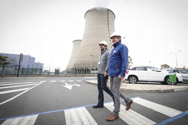 centre nucléaire de production d'électricité EDF de Belleville-sur-Loire, dans l